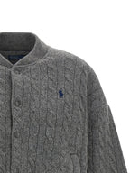 Grauer Woll-Bomber Polo Ralph Lauren