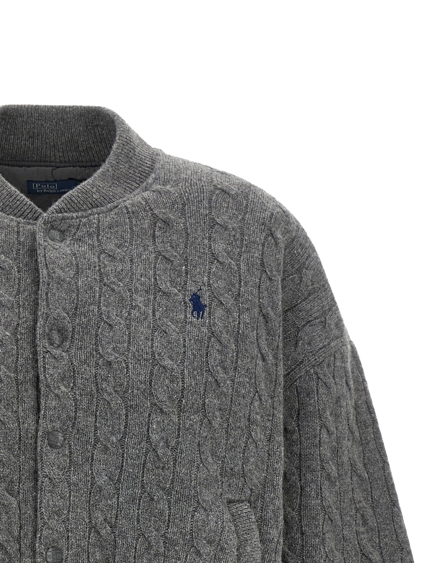 Grauer Woll-Bomber Polo Ralph Lauren