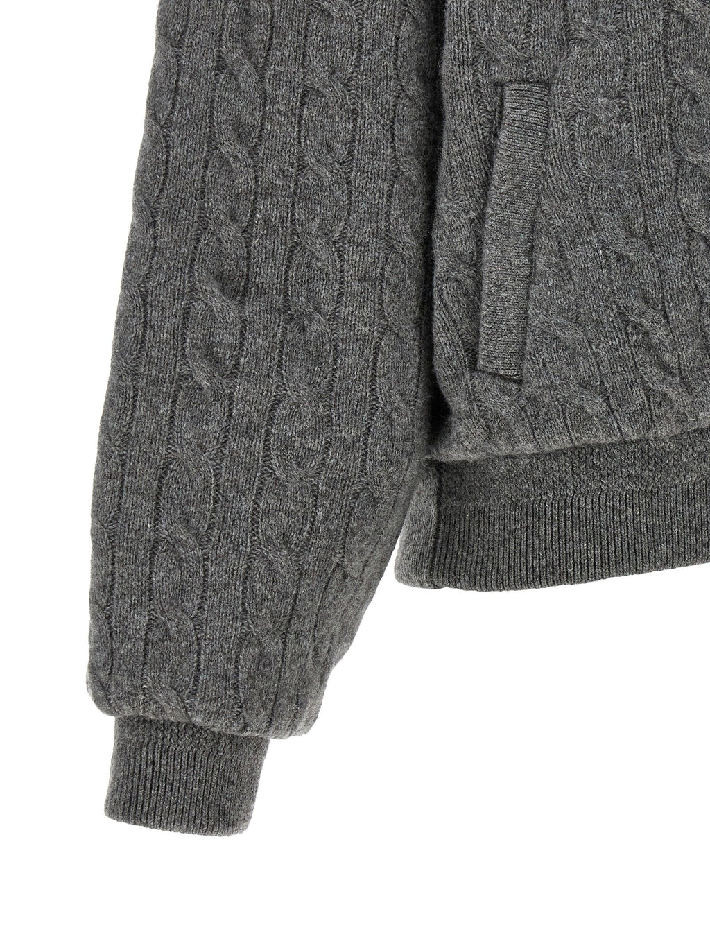 Grauer Woll-Bomber Polo Ralph Lauren