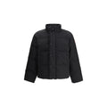 Schwarzer Parka aus Polyester