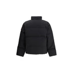 Schwarzer Parka aus Polyester