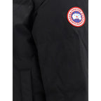 Schwarzer Parka aus Polyester