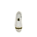 Graue Stoff-Sneaker mit niedrigem Schaft