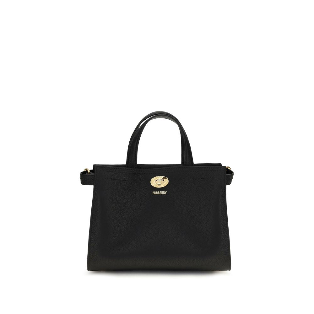 Schwarze Baumwoll-Handtasche