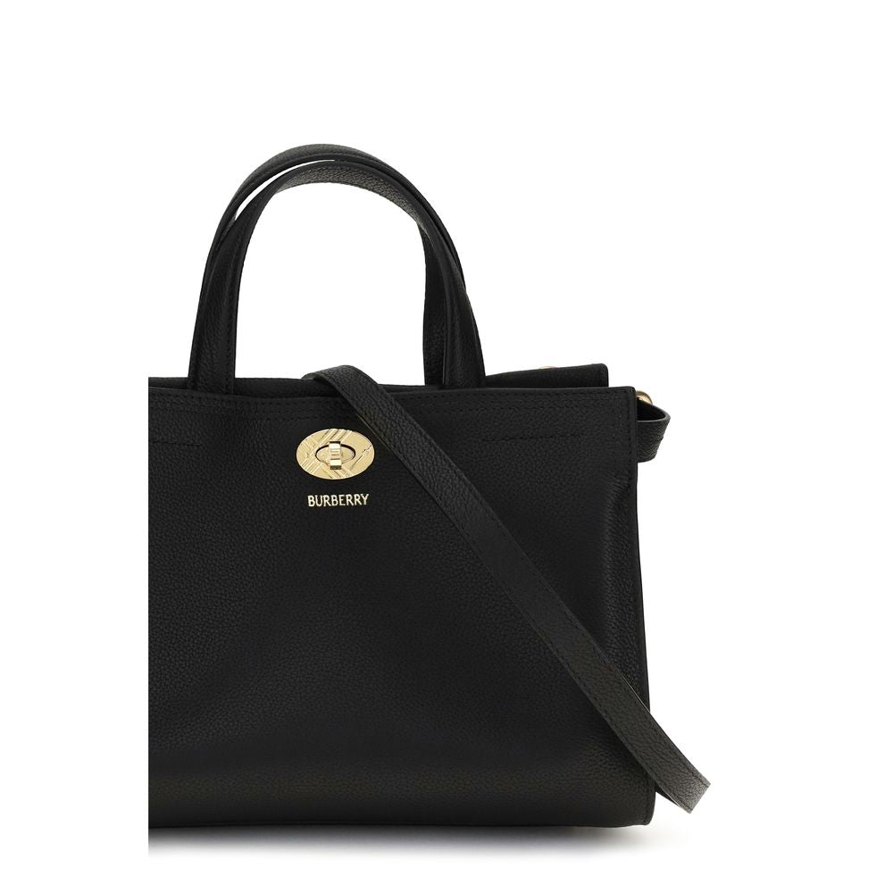 Schwarze Baumwoll-Handtasche