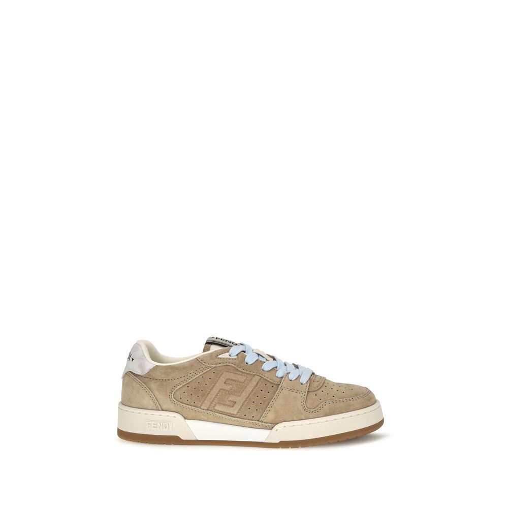 Beige Gummisneaker Fendi