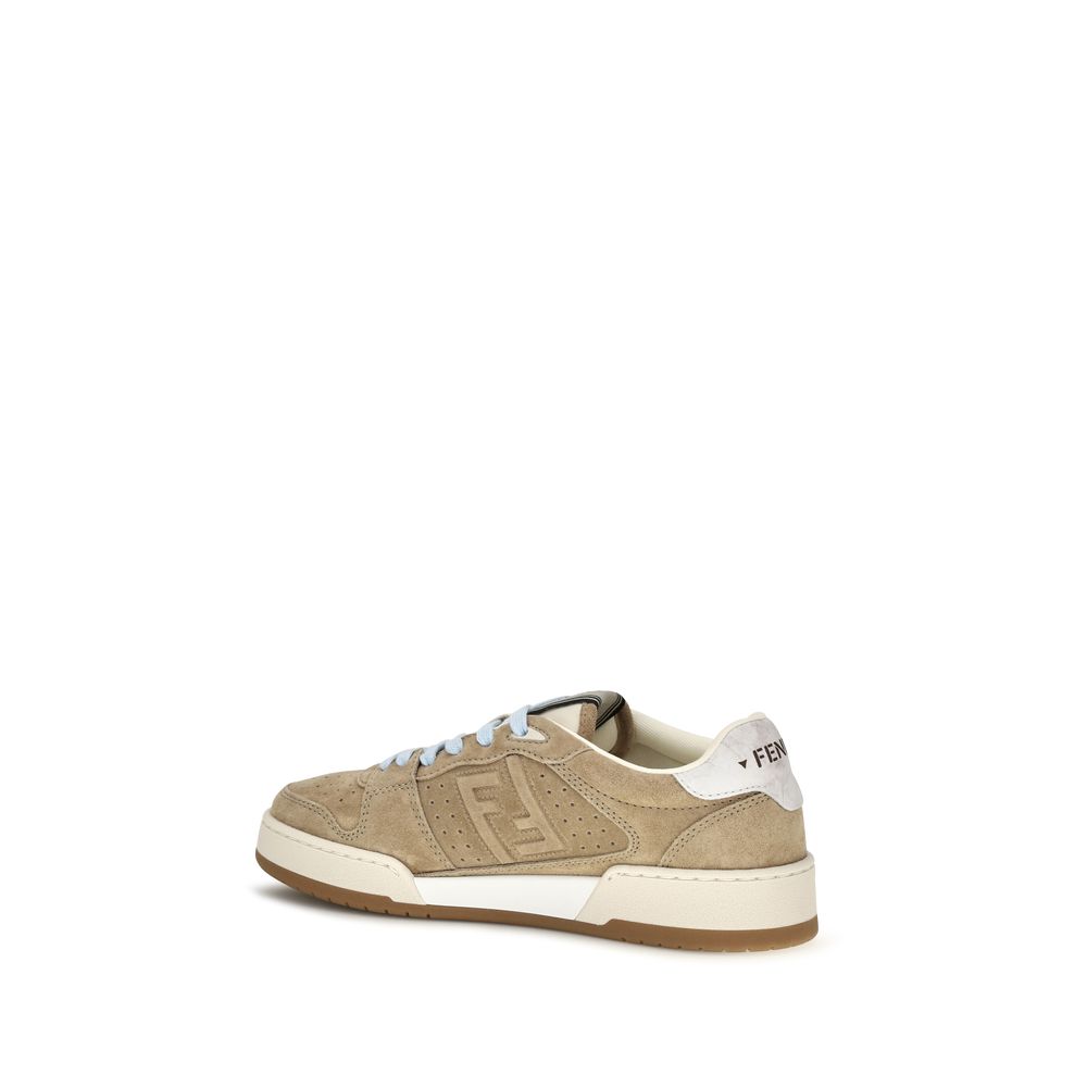 Beige Gummisneaker Fendi