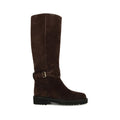 Braune Wildleder-Stiefel