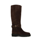 Braune Wildleder-Stiefel