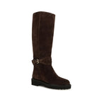 Braune Wildleder-Stiefel