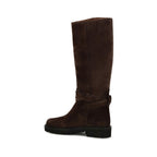 Braune Wildleder-Stiefel