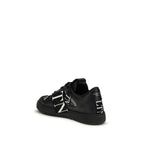 Schwarze Bos Taurus Kalbsleder Sneaker