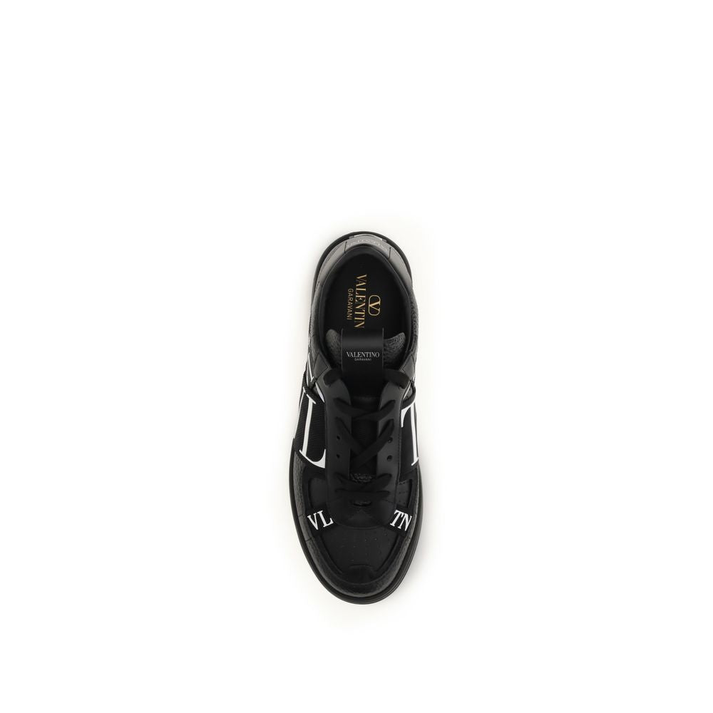 Schwarze Bos Taurus Kalbsleder Sneaker