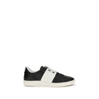 Schwarze Bos Taurus Kalbsleder-Sneakers