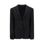 Schwarzer Mohair-Blazer Fendi