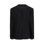Schwarzer Mohair-Blazer Fendi