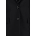 Schwarzer Mohair-Blazer Fendi