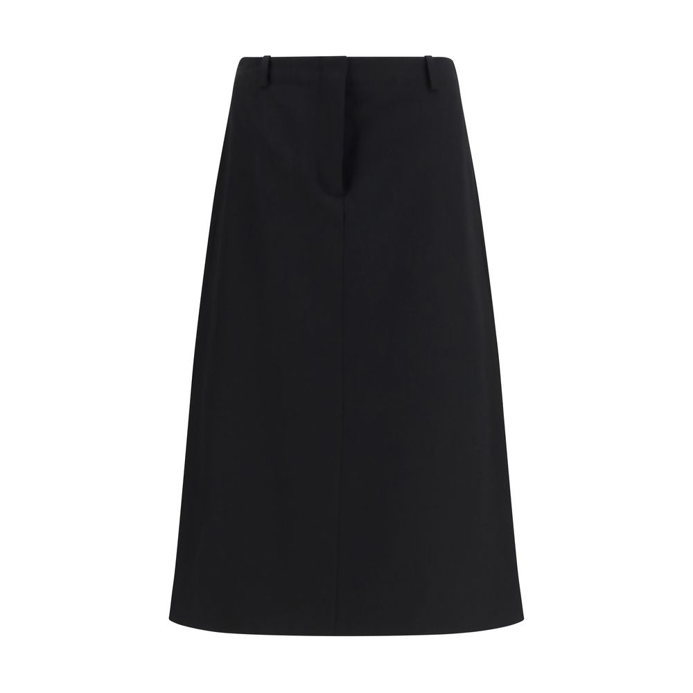 Schwarzer Oves Aries Wollrock Midi