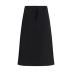 Schwarzer Oves Aries Wollrock Midi