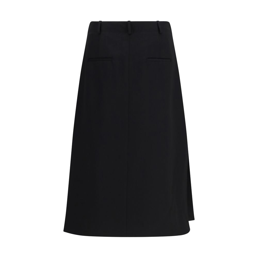 Schwarzer Oves Aries Wollrock Midi