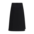 Schwarzer Oves Aries Wollrock Midi