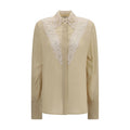 Beige Silk Dress Shirt Fendi