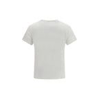 Weißes Baumwoll-T-Shirt