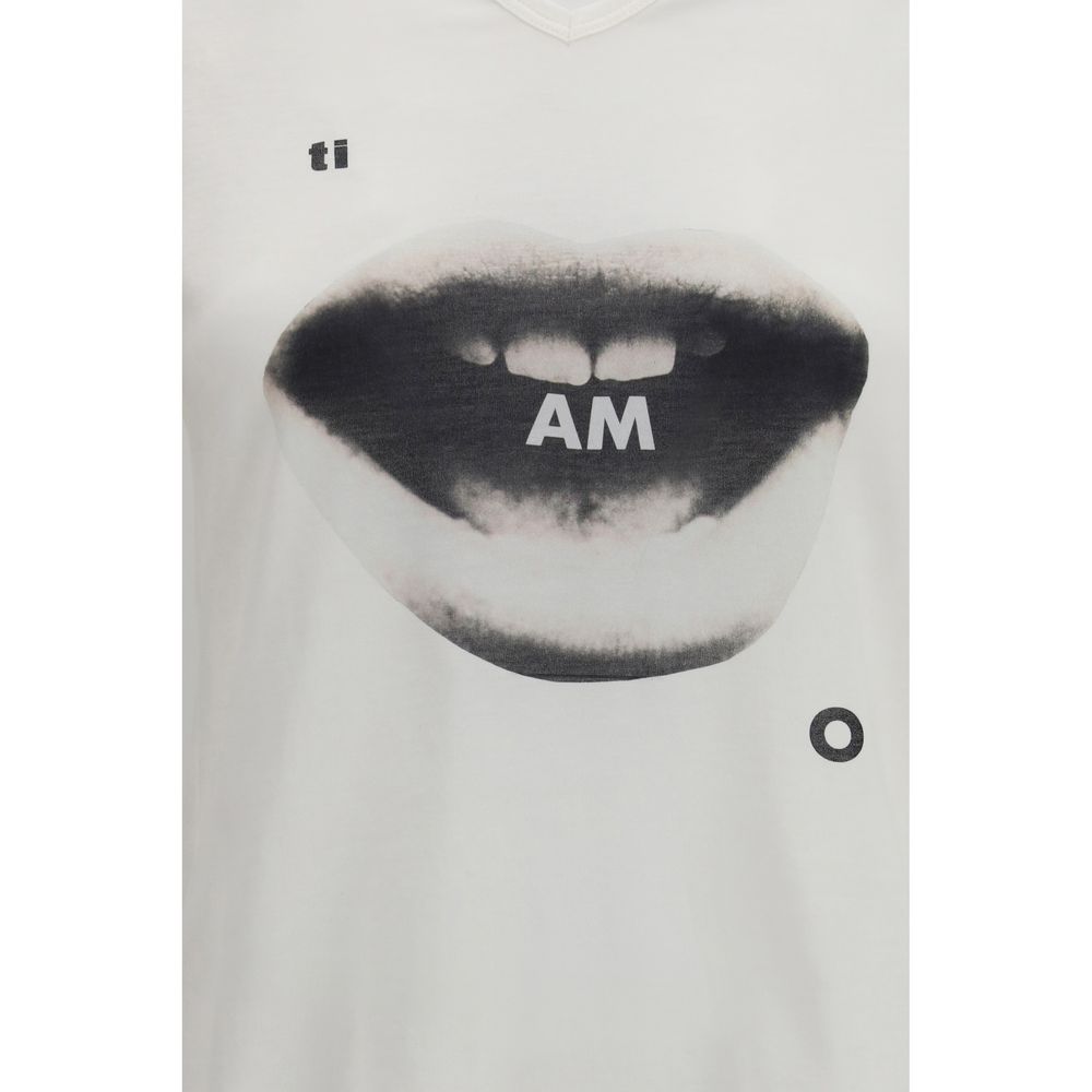 Weißes Baumwoll-T-Shirt