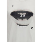 Weißes Baumwoll-T-Shirt