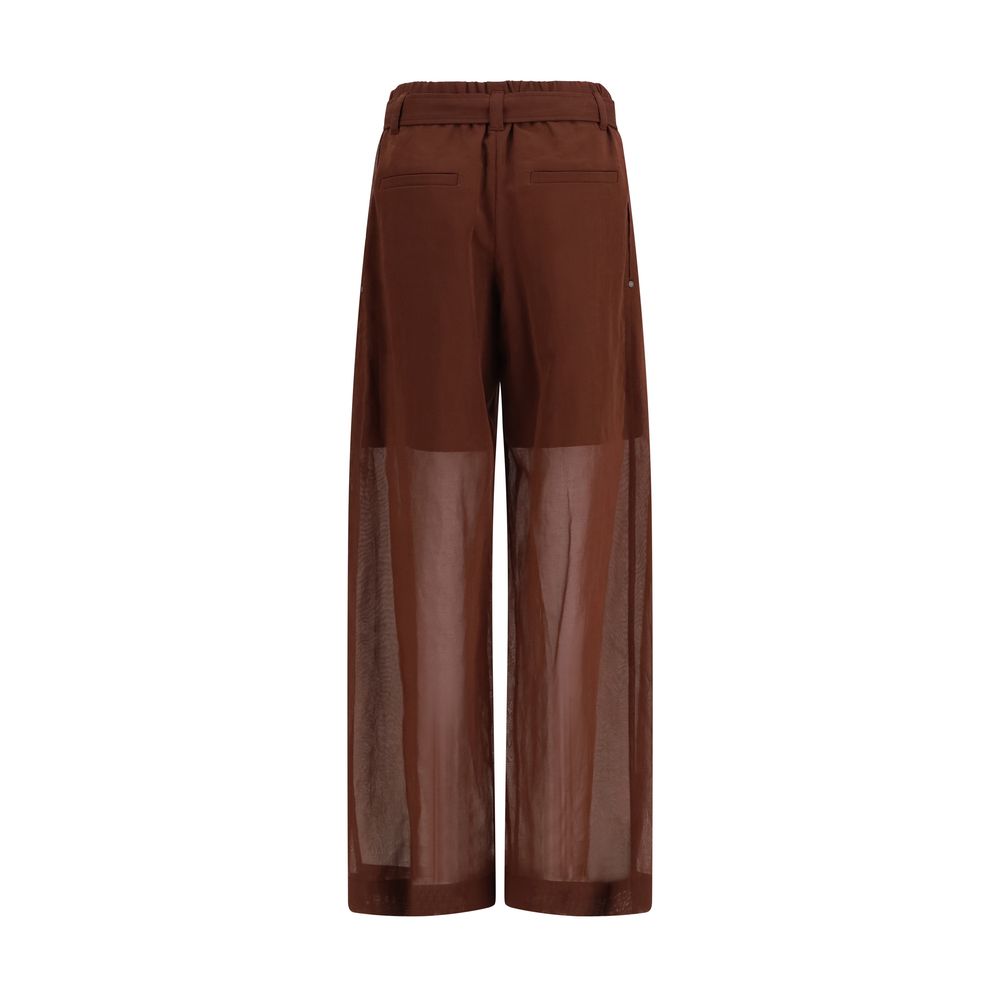 Braune Baumwollhose für die Freizeit