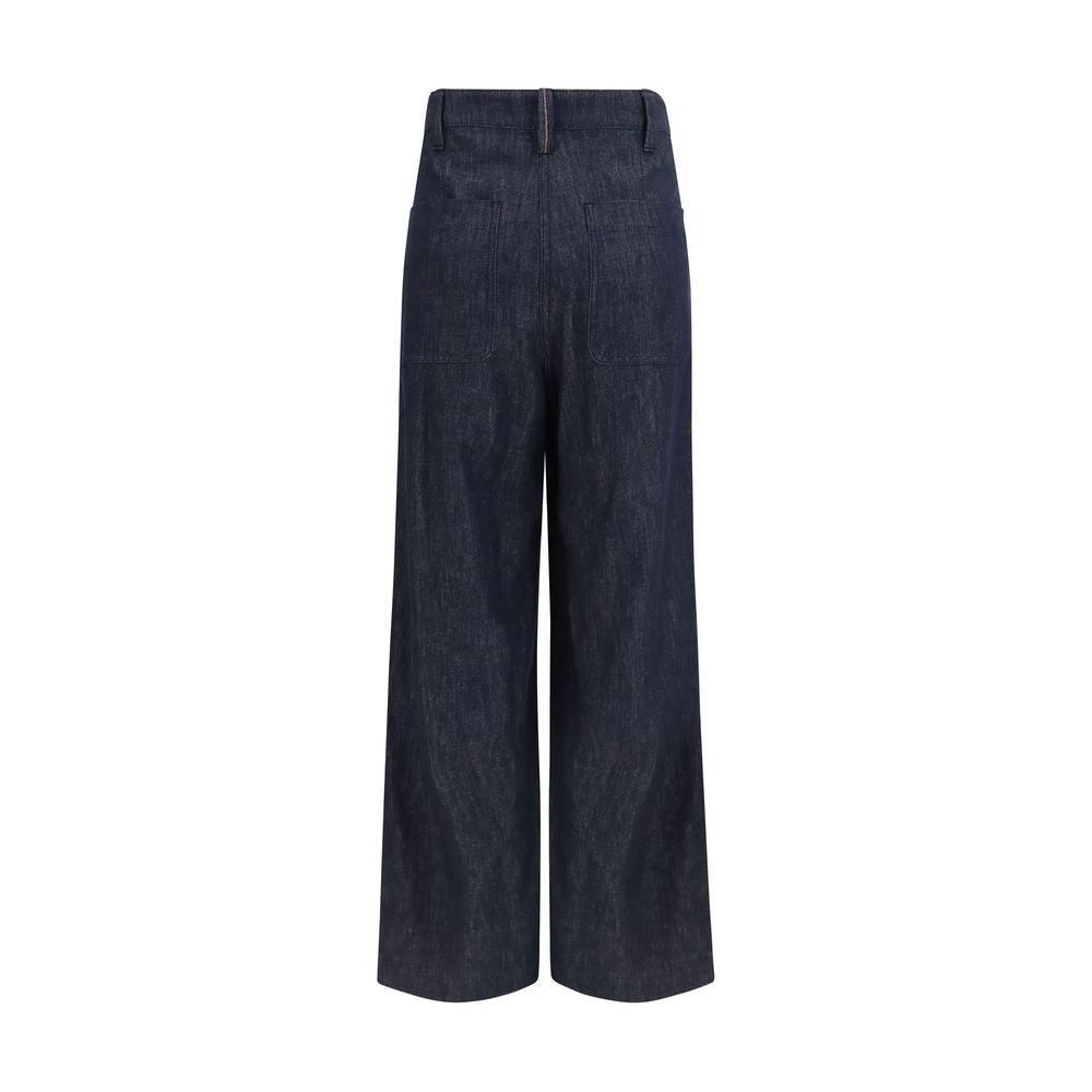 Blaue Baumwolljeans Denim