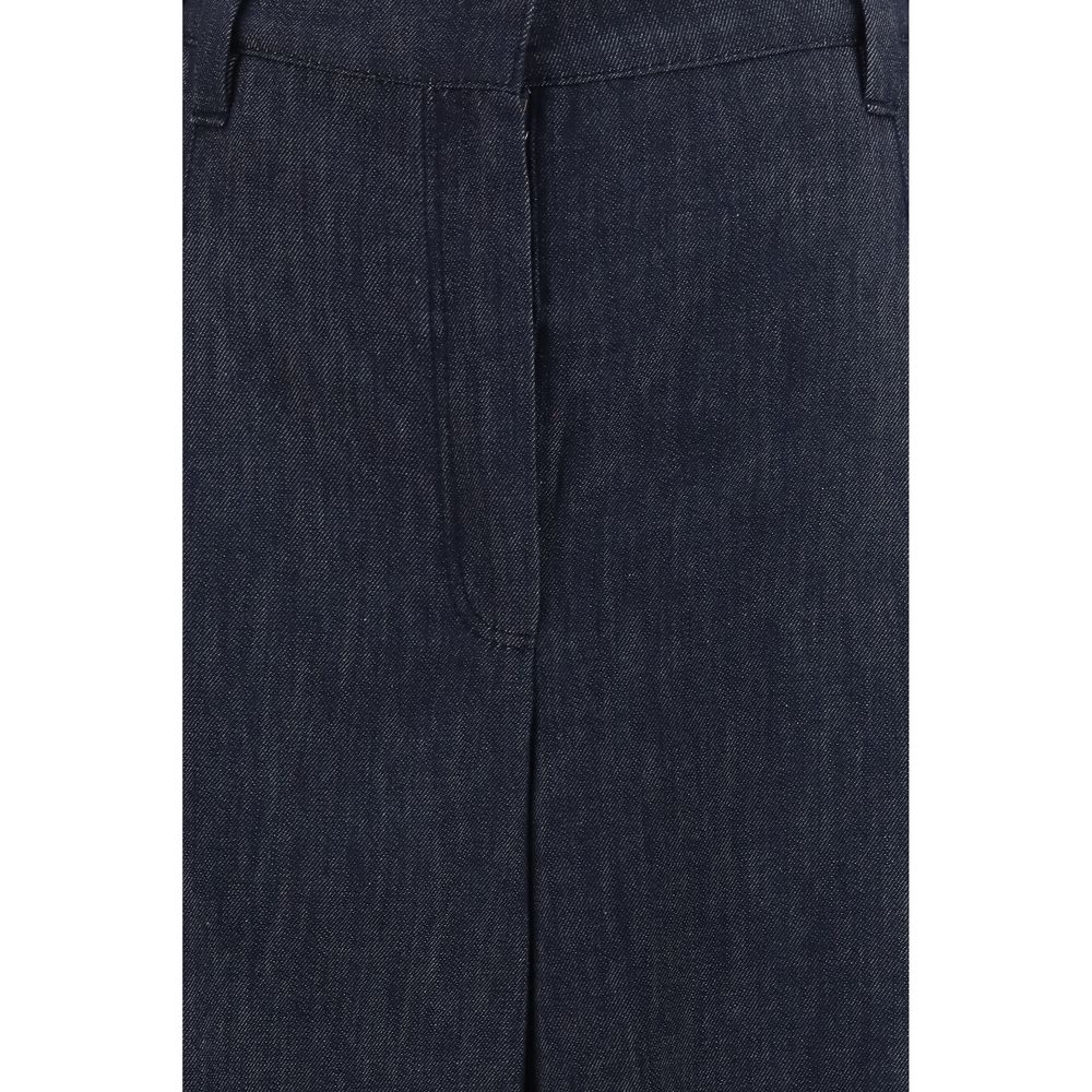 Blaue Baumwolljeans Denim
