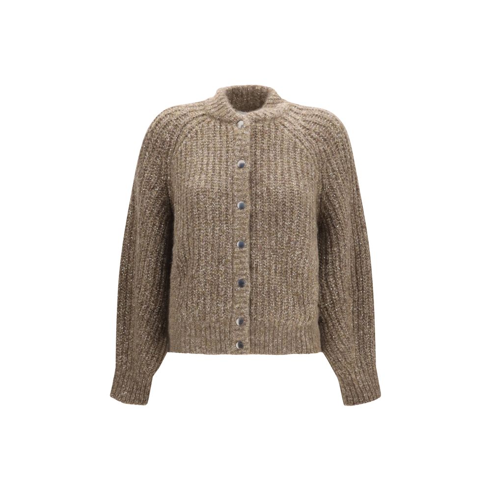 Brauner Kaschmir-Strickjacke Brunello Cucinelli