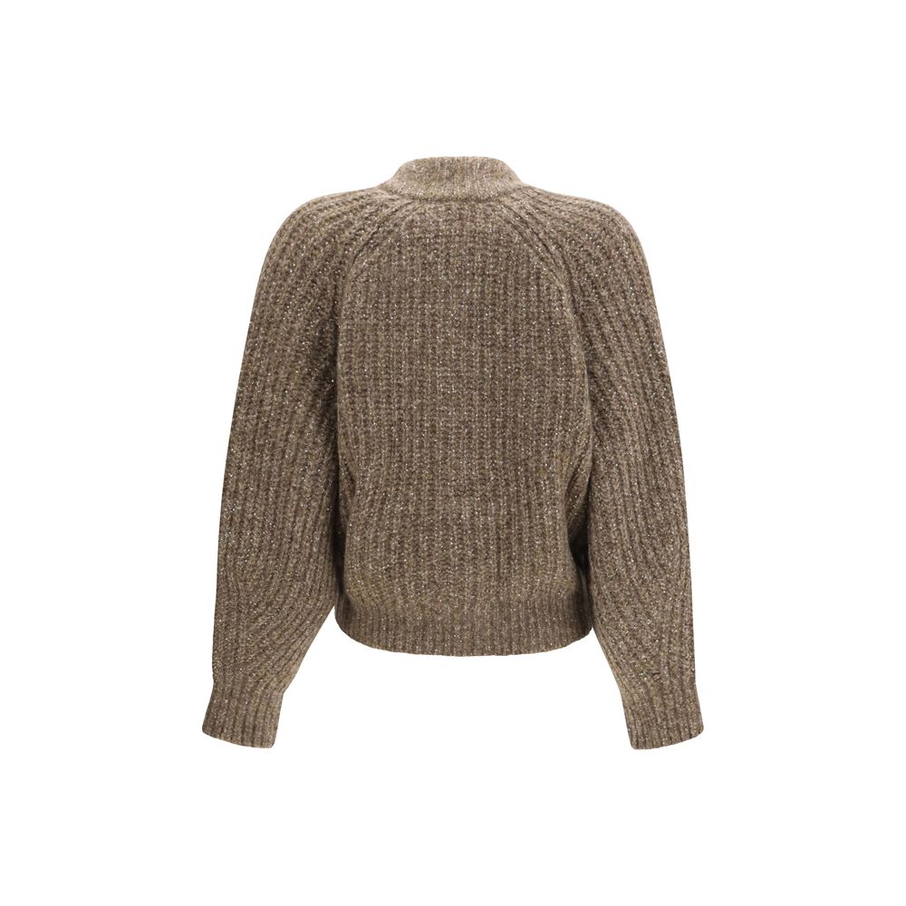 Brauner Kaschmir-Strickjacke Brunello Cucinelli