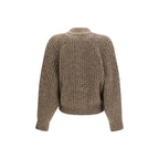 Brauner Kaschmir-Strickjacke Brunello Cucinelli