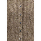 Brauner Kaschmir-Strickjacke Brunello Cucinelli