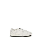 Weiße Kalbsleder Bos Taurus Athletic Sneaker Fendi