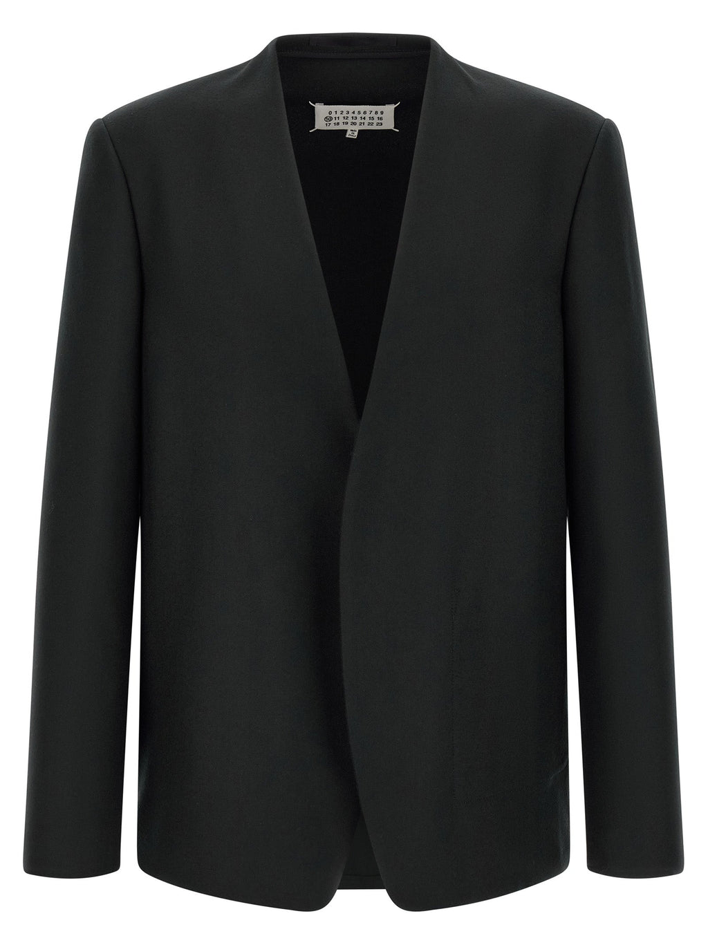 Schwarzer Blazer aus reiner Schurwolle Maison Margiela