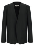 Schwarzer Blazer aus reiner Schurwolle Maison Margiela