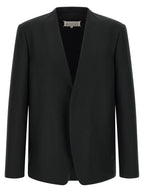 Schwarzer Blazer aus reiner Schurwolle Maison Margiela