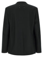 Schwarzer Blazer aus reiner Schurwolle Maison Margiela