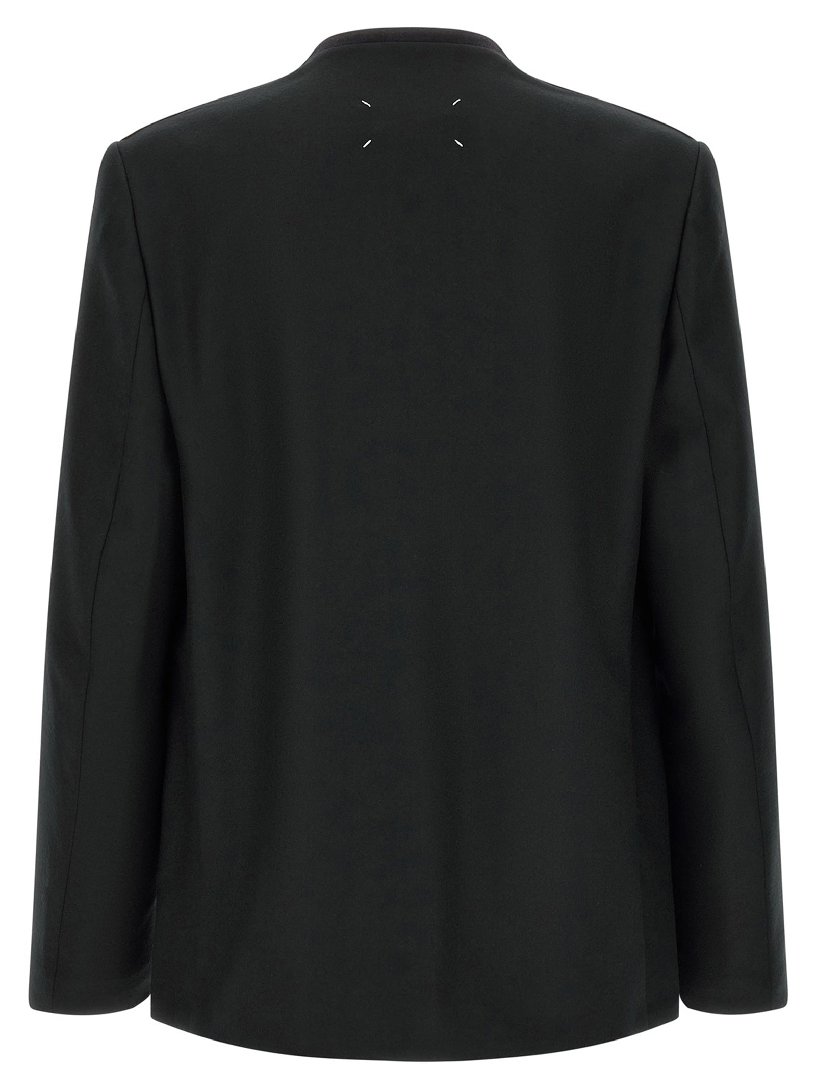 Schwarzer Blazer aus reiner Schurwolle Maison Margiela