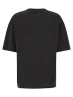 Schwarzes Langarm-T-Shirt aus Baumwolle