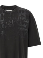 Schwarzes Langarm-T-Shirt aus Baumwolle