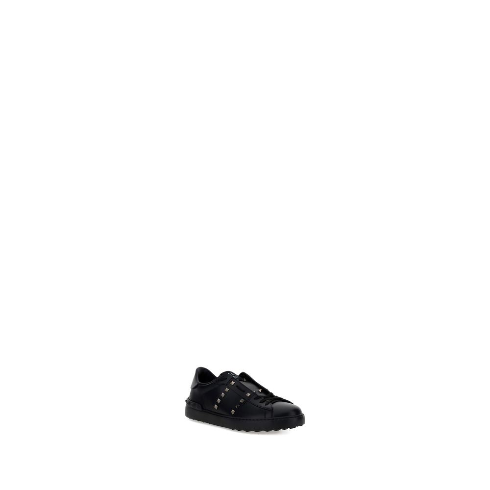 Schwarze Bos Taurus Kalbsleder Sneaker