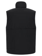 Schwarze ärmellose Jacke aus Polyamid