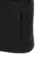 Schwarze ärmellose Jacke aus Polyamid