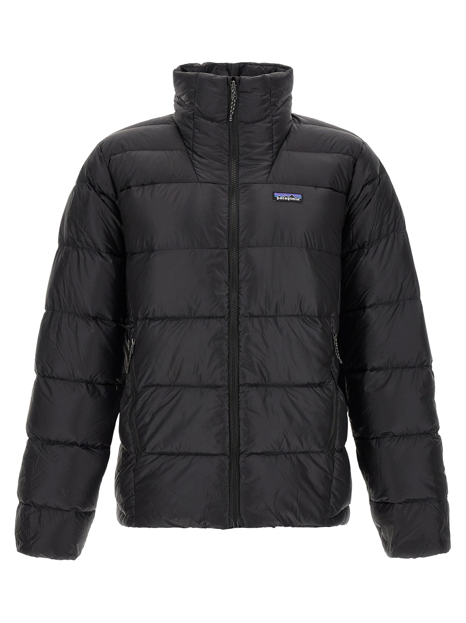 Schwarze Nylon-Jacke in voller Länge PATAGONIA
