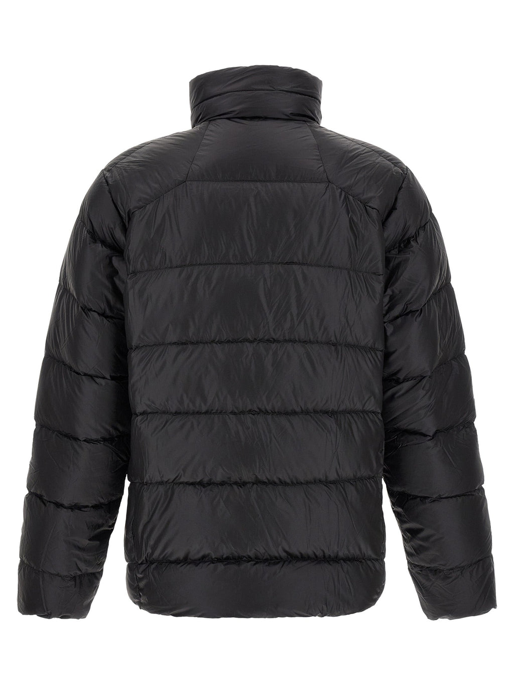 Schwarze Nylon-Jacke in voller Länge PATAGONIA