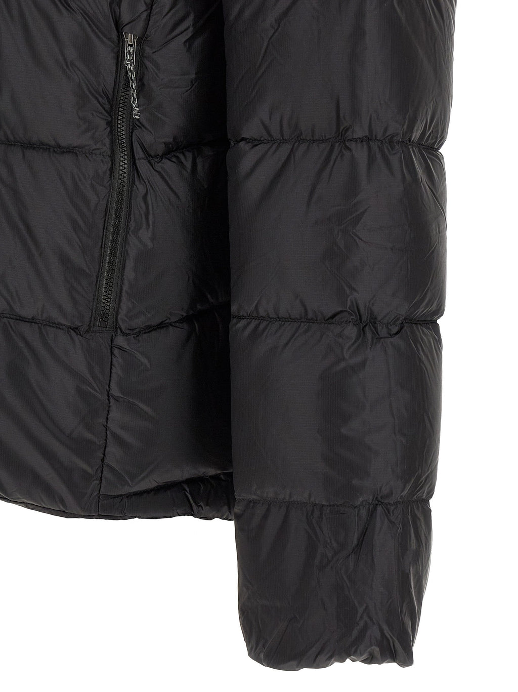 Schwarze Nylon-Jacke in voller Länge PATAGONIA